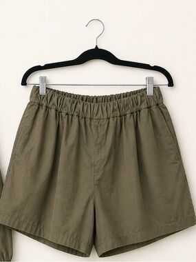 Gauchère Paris Olive Pull-On Shorts – Size 36
